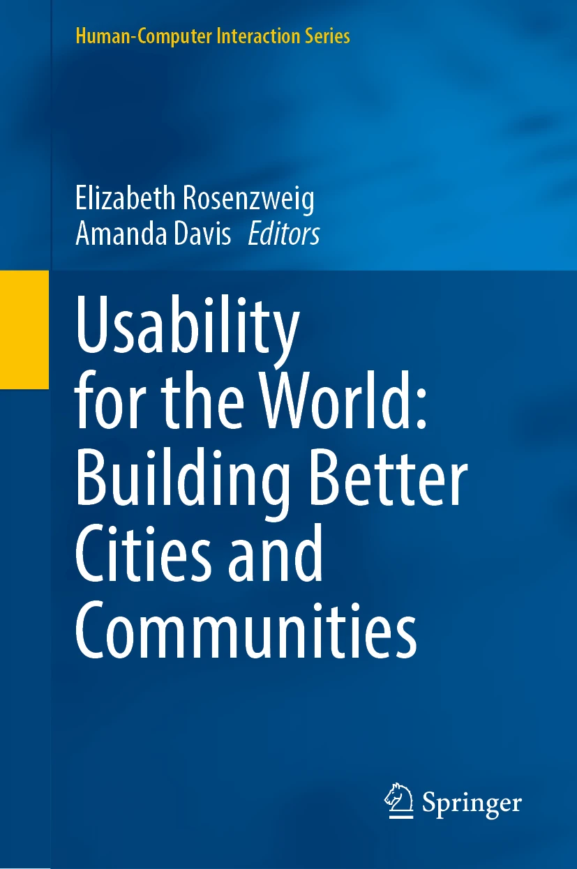 Book cover for Usability for the World: Building Better Cities and Communities